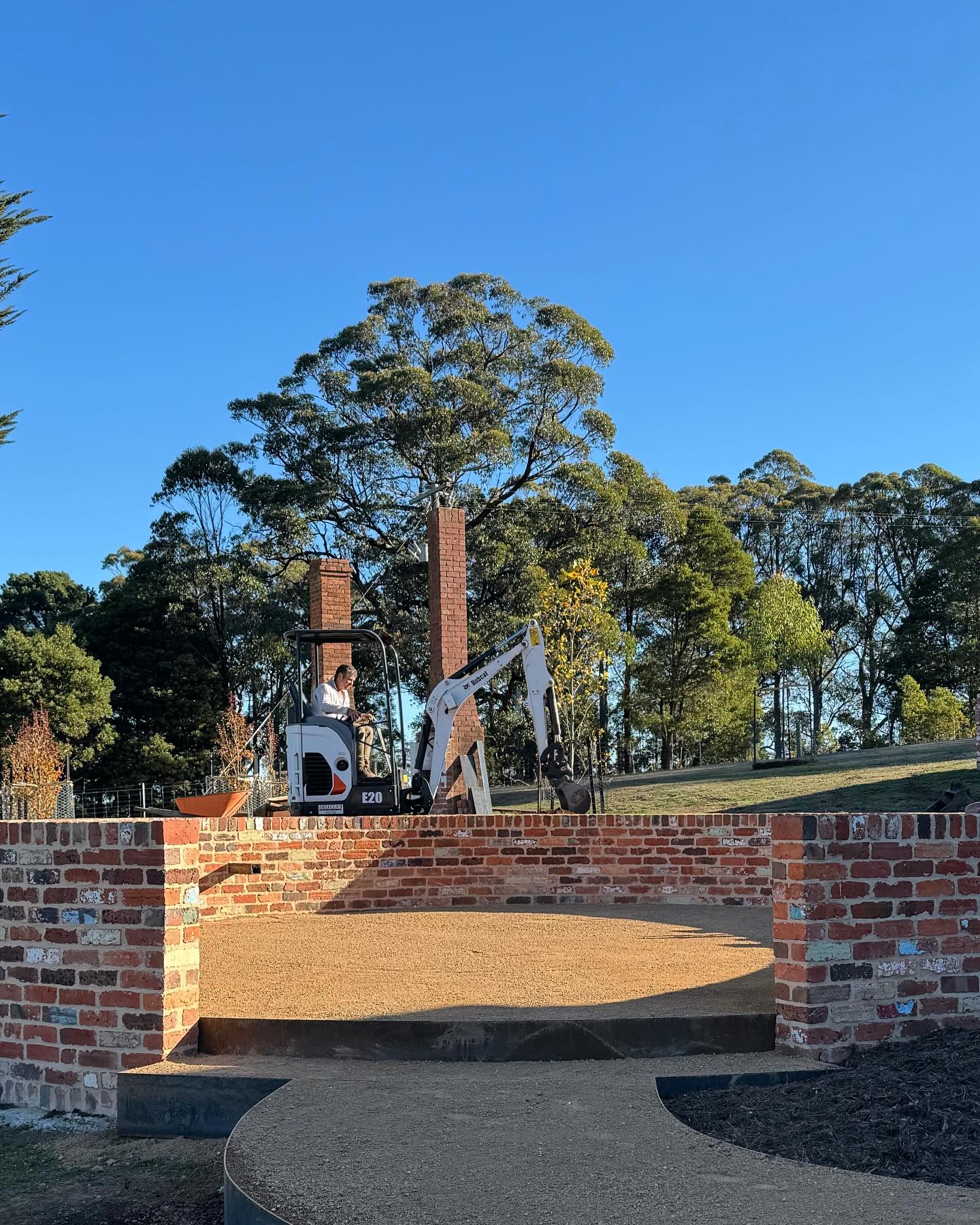 Landscape construction works by Bentley Landscapes