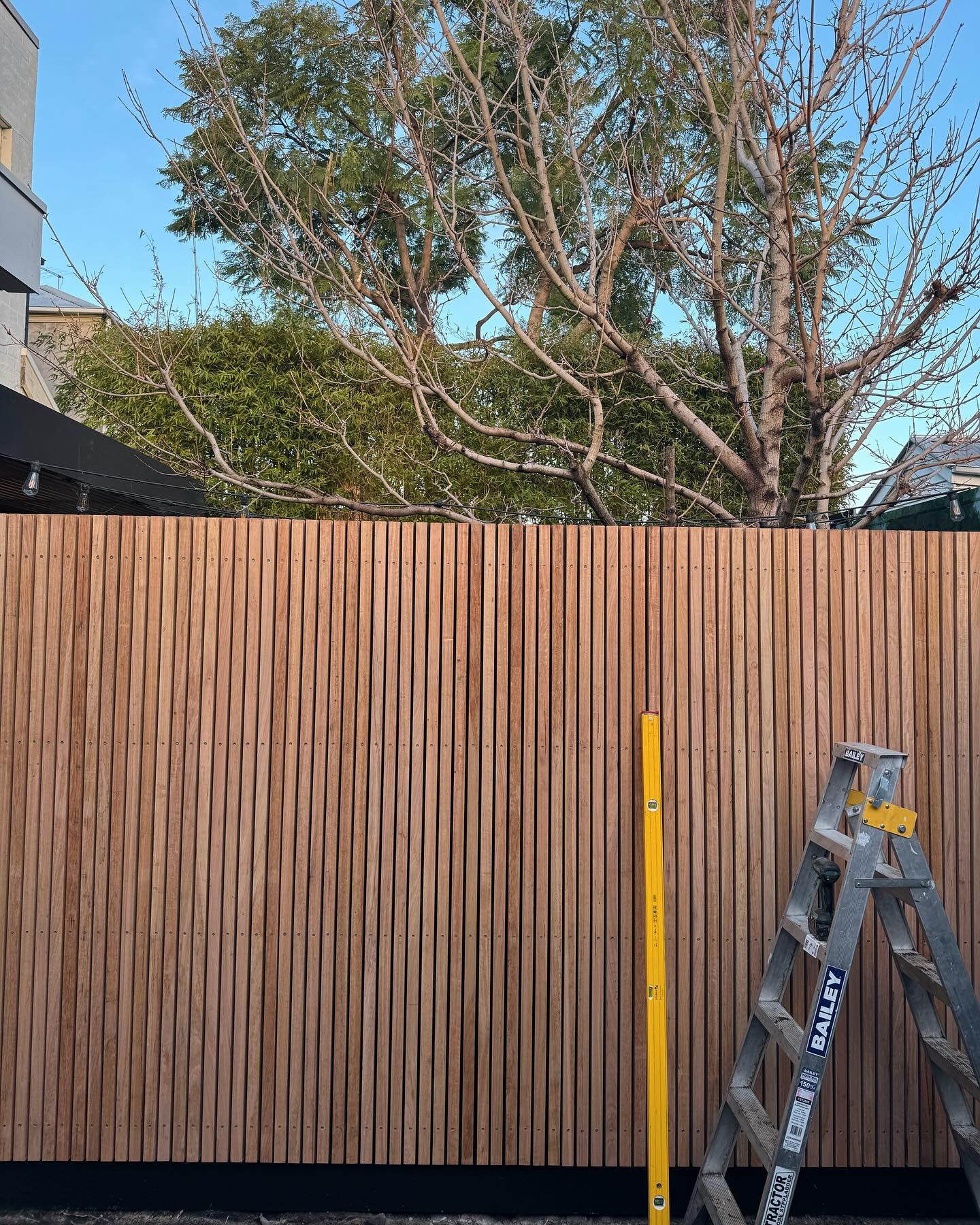 Timber fencing installation by Bentley Landscapes