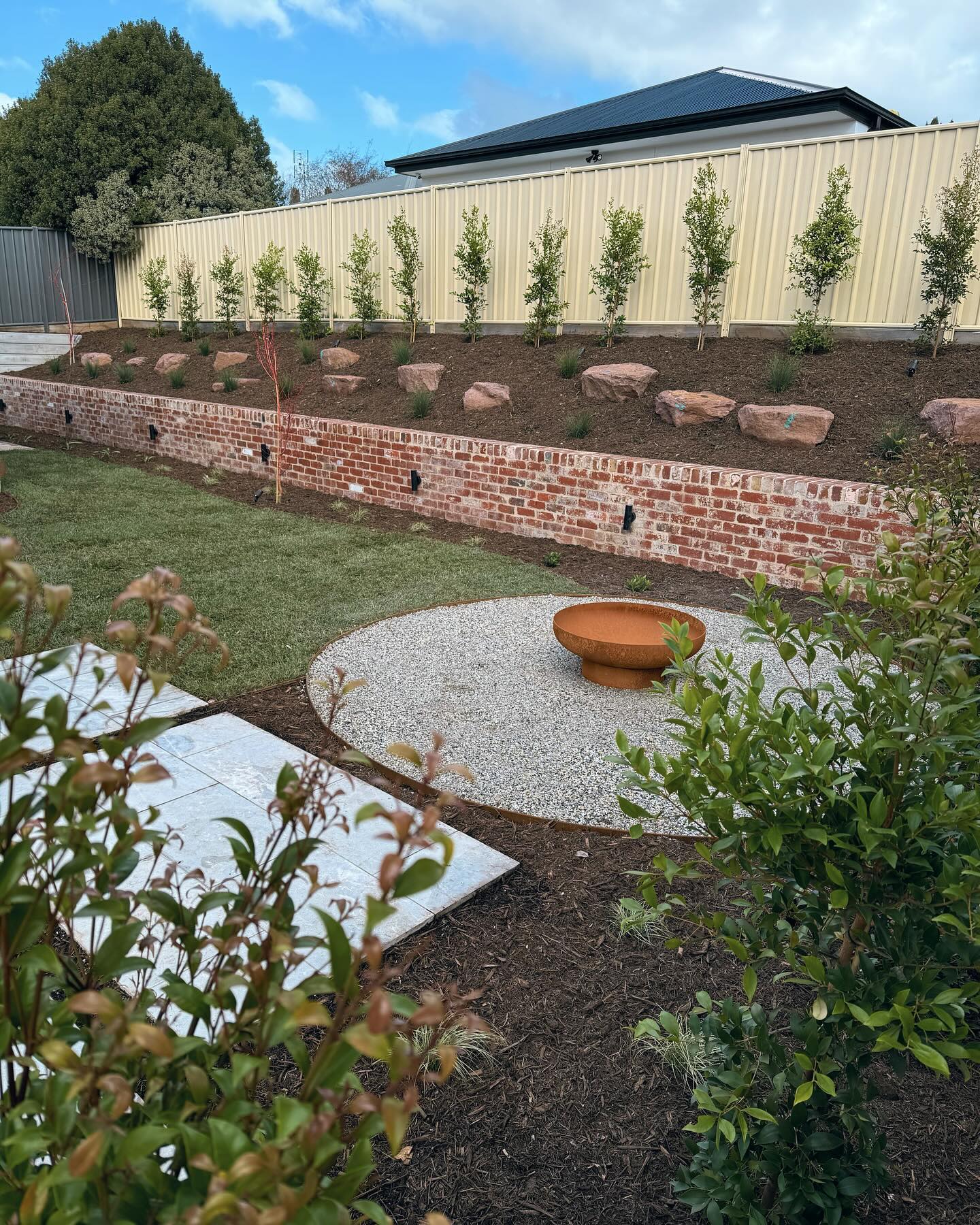 Raised garden preparation by Bentley Landscapes